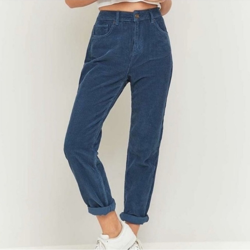 BDG Blue Corduroy Mom High Rise | 25